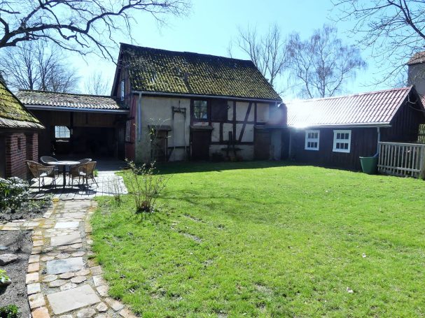 Blick auf die Scheune